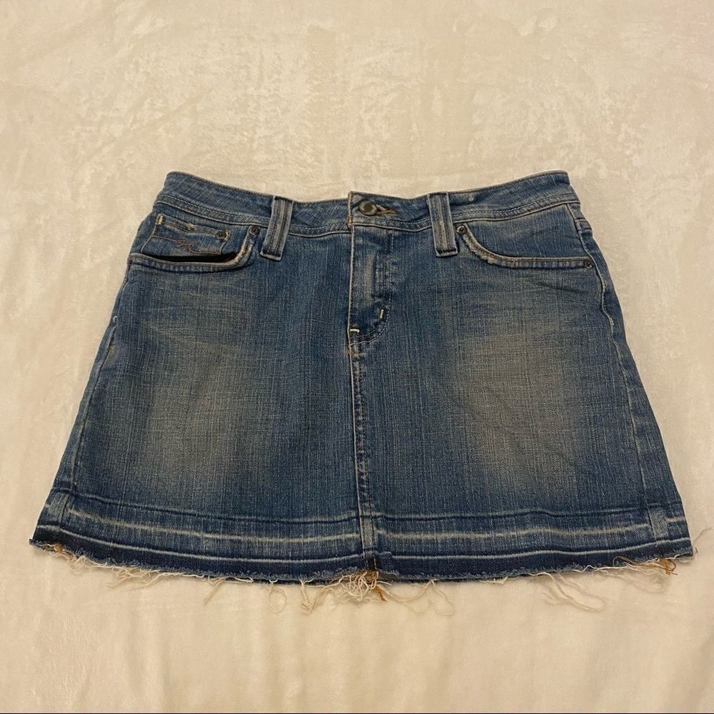 Hippie cotton short denim skirt size 5